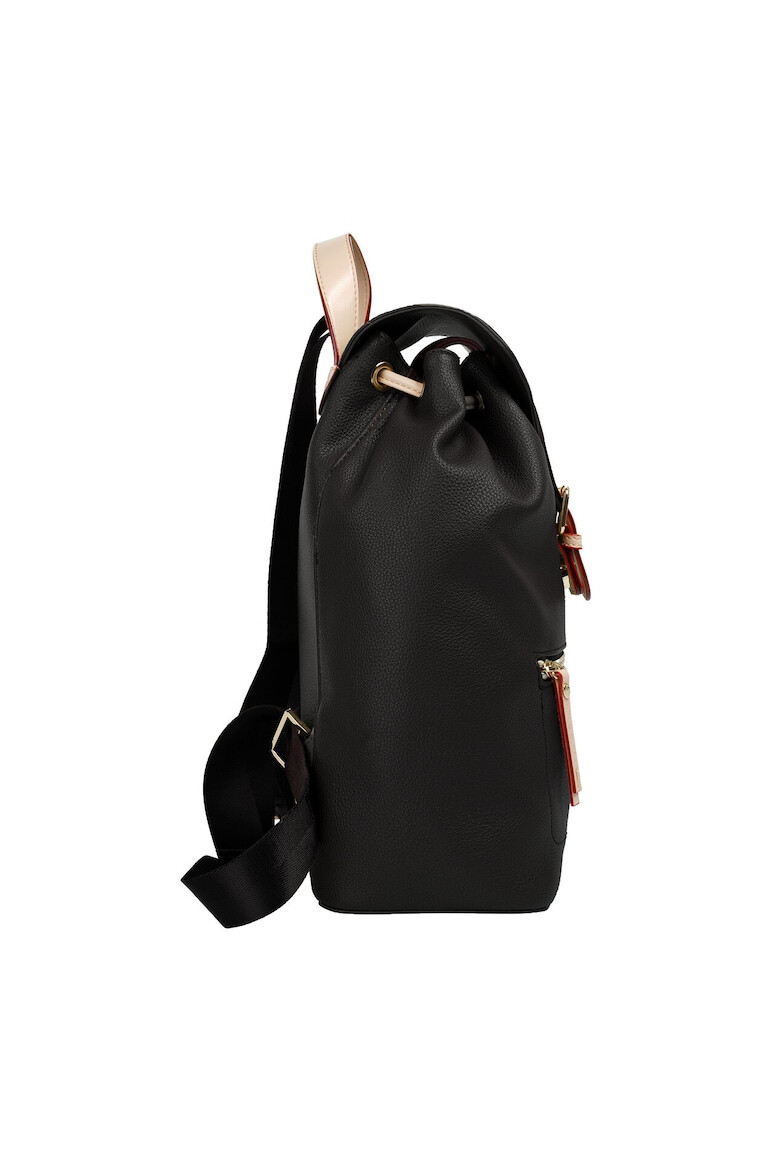 Bugatti Rucsac Ella negru modern compartimentat - Pled.ro