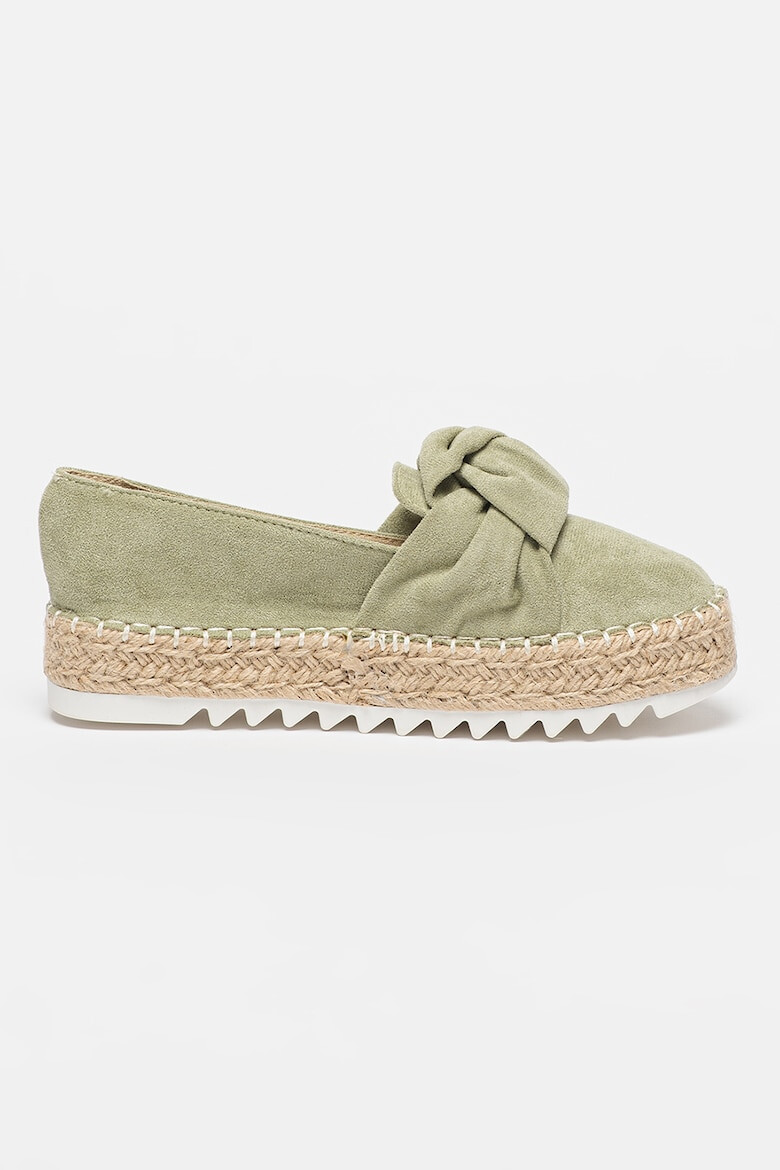 Bullboxer Espadrile din material textil cu detaliu frontal innodat - Pled.ro