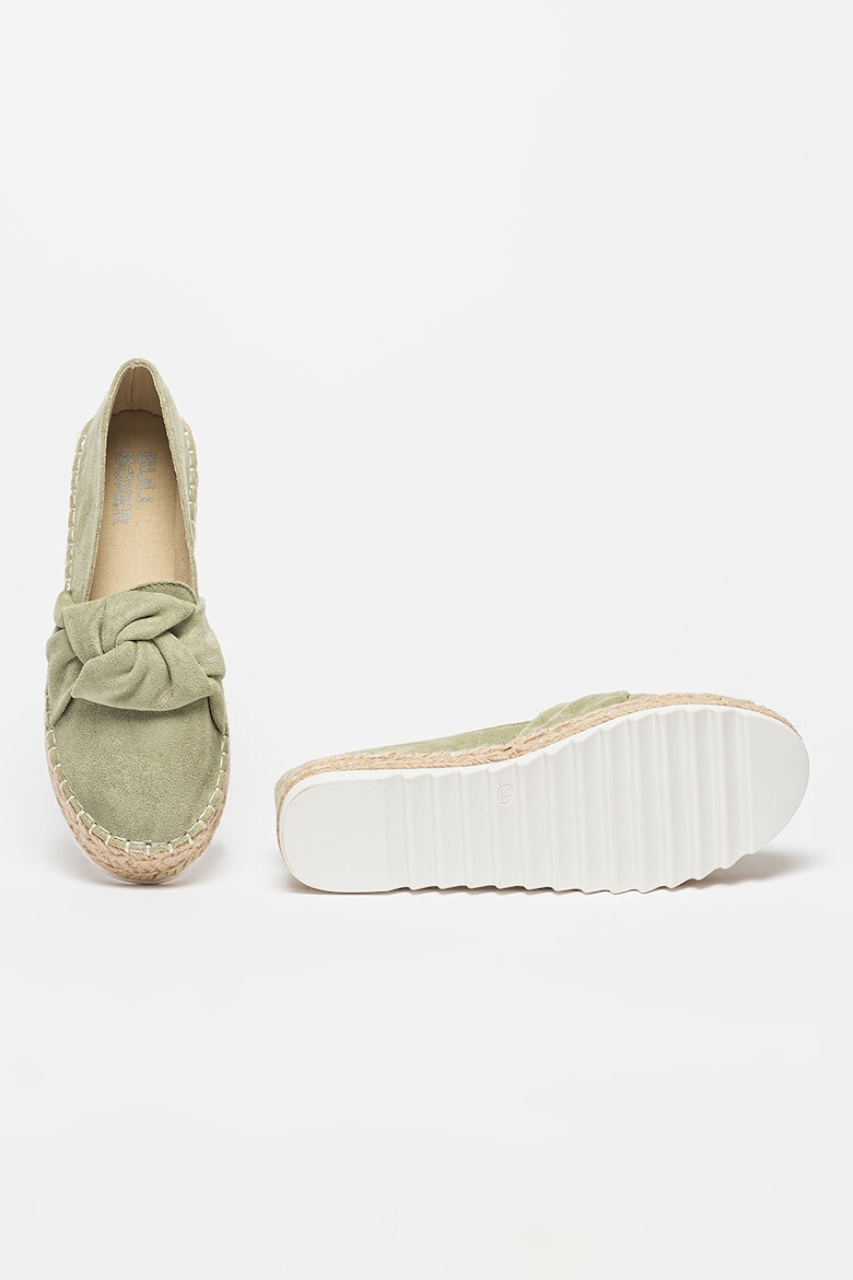 Bullboxer Espadrile din material textil cu detaliu frontal innodat - Pled.ro