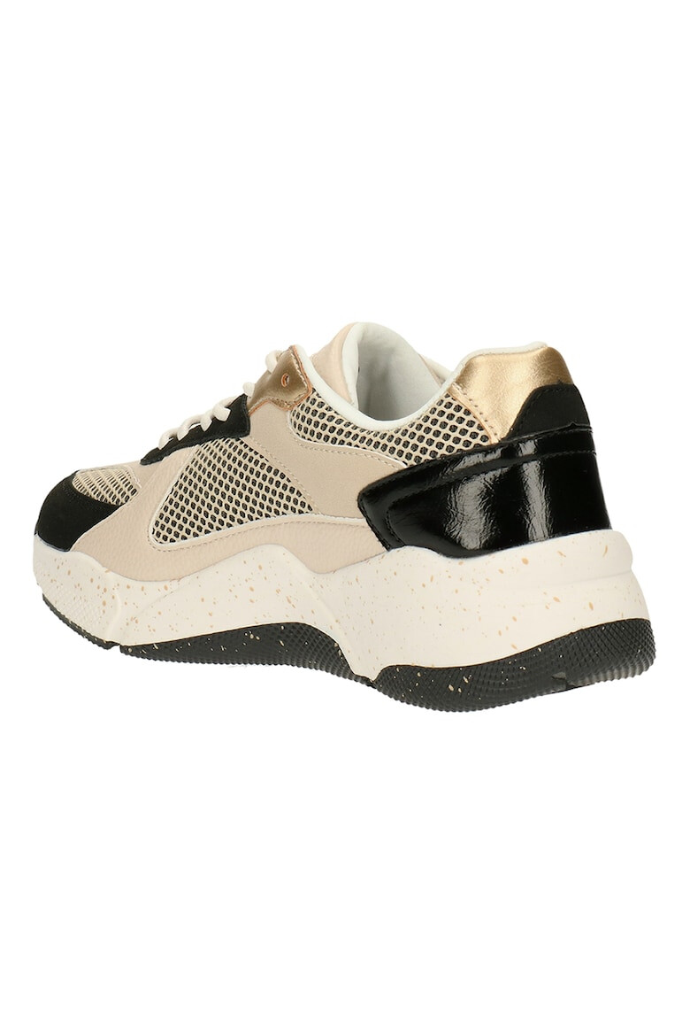 Bullboxer Pantofi sport de piele ecologica cu garnituri de plasa - Pled.ro