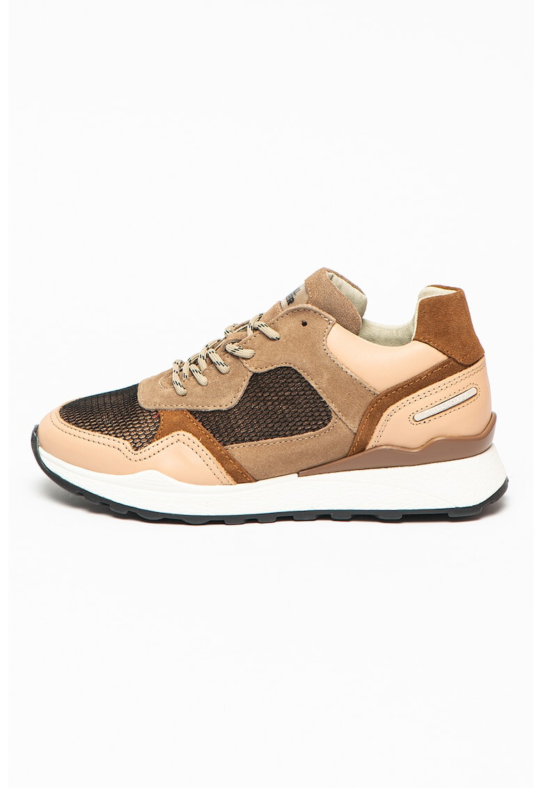 Bullboxer Pantofi sport din piele si piele intoarsa cu model colorblock - Pled.ro