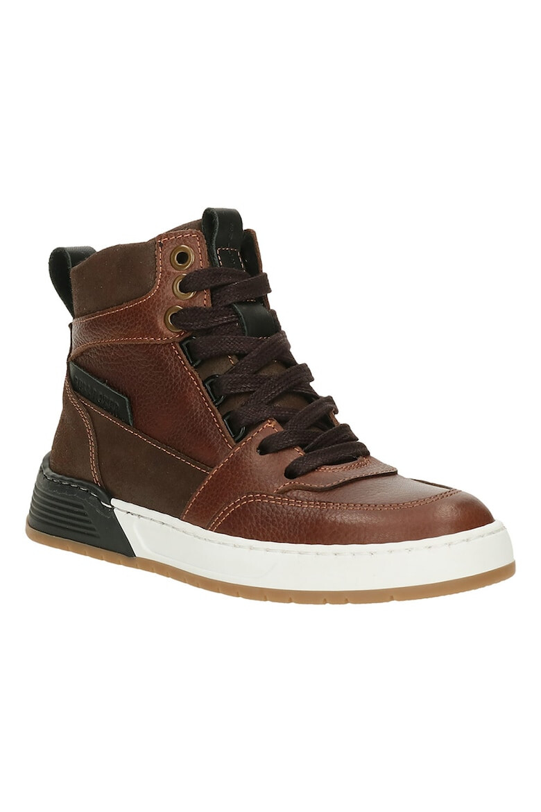 Bullboxer Pantofi sport mid-high din piele cu detaliu logo - Pled.ro