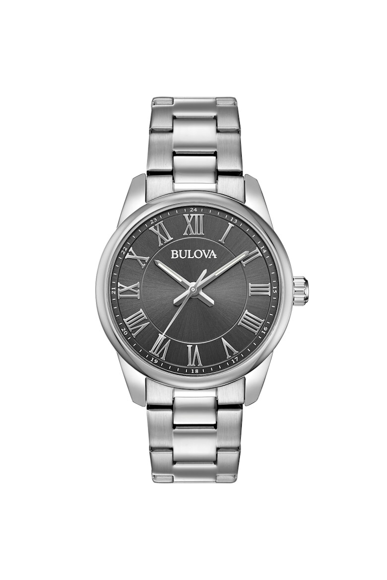 Bulova Ceas barbatesc 96A222 Quartz Argintiu - Pled.ro