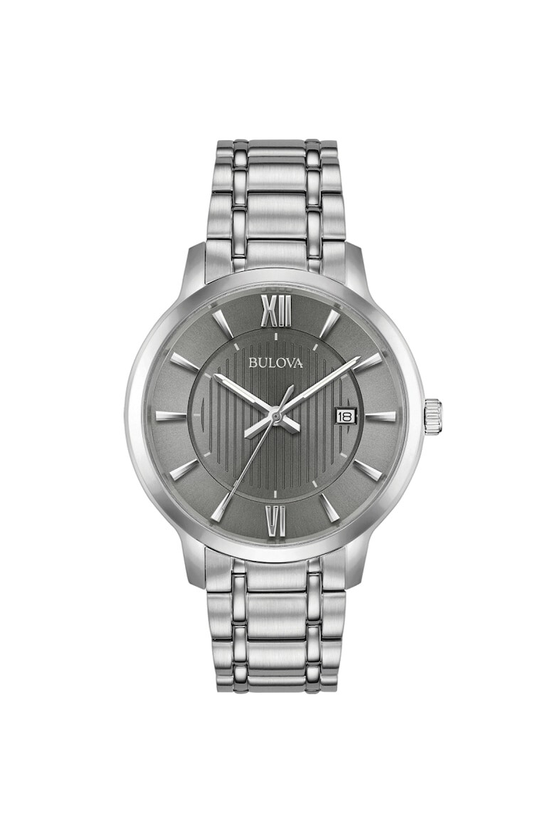 Bulova Ceas barbatesc 96B281 Quartz Argintiu - Pled.ro