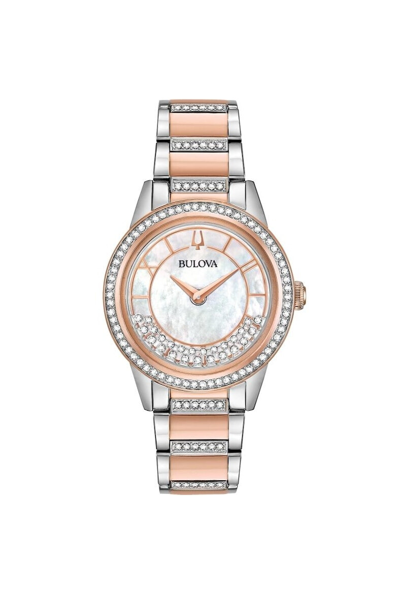 Bulova Ceas dama 98L246 Quartz Argintiu Rose gold - Pled.ro