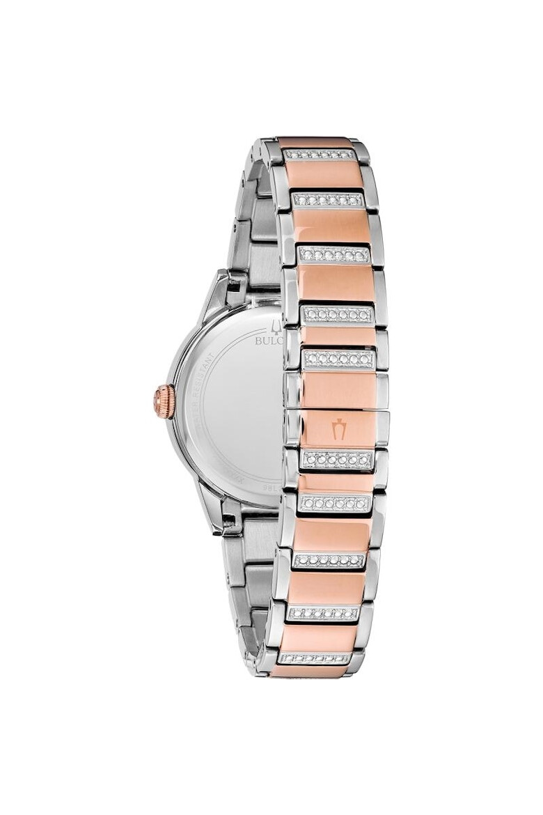 Bulova Ceas dama 98L246 Quartz Argintiu Rose gold - Pled.ro