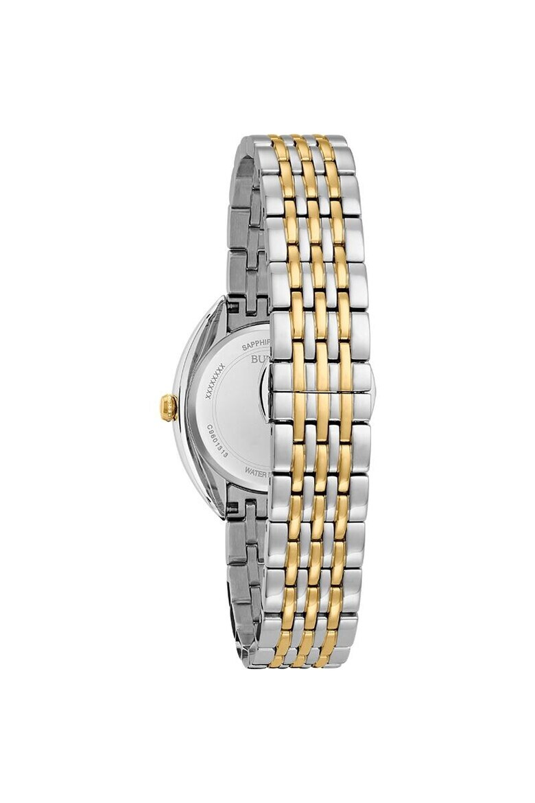 Bulova Ceas dama 98R229 Quartz Argintiu Auriu - Pled.ro