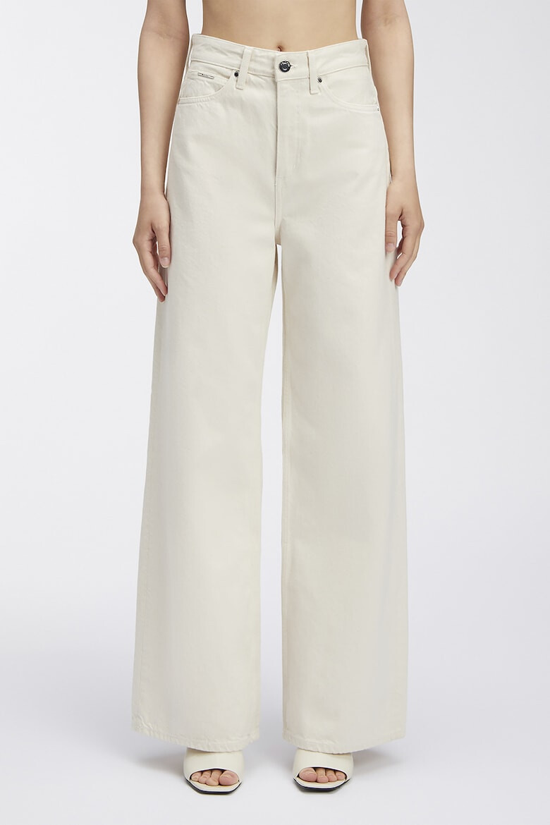 CALVIN KLEIN Blugi lungi din bumbac organic cu talie medie - Pled.ro