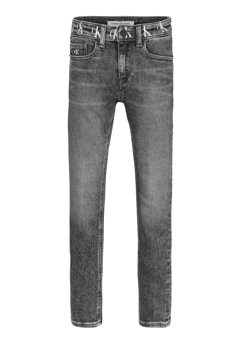 CALVIN KLEIN Blugi skinny cu aspect decolorat - Pled.ro