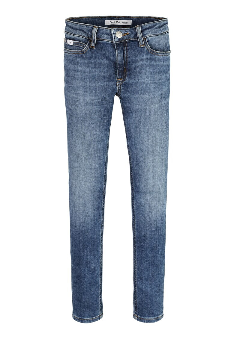 CALVIN KLEIN Blugi skinny cu aspect decolorat - Pled.ro