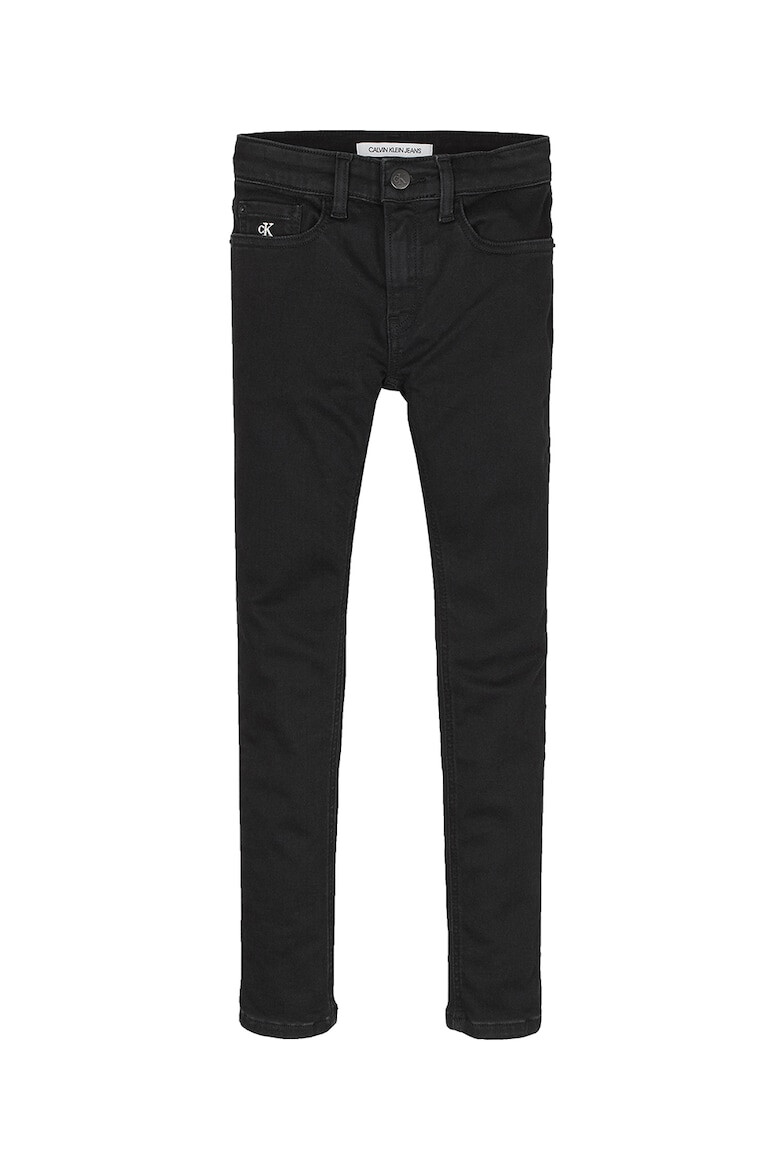 CALVIN KLEIN Blugi skinny cu broderie logo - Pled.ro