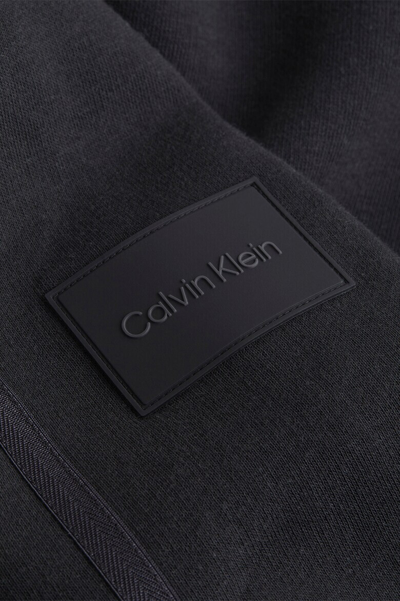 CALVIN KLEIN Bluza de trening din amestec de bumbac organic cu aplicatie logo - Pled.ro