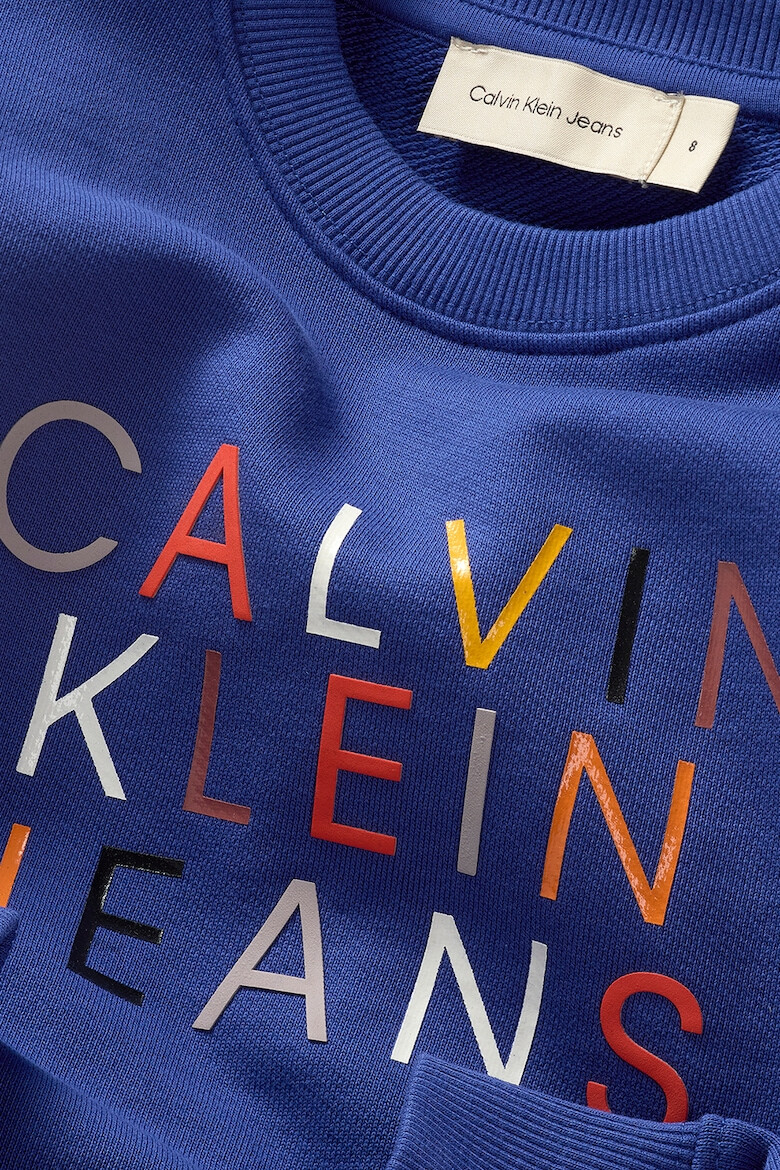 CALVIN KLEIN Bluza de trening relaxed fit cu imprimeu logo - Pled.ro