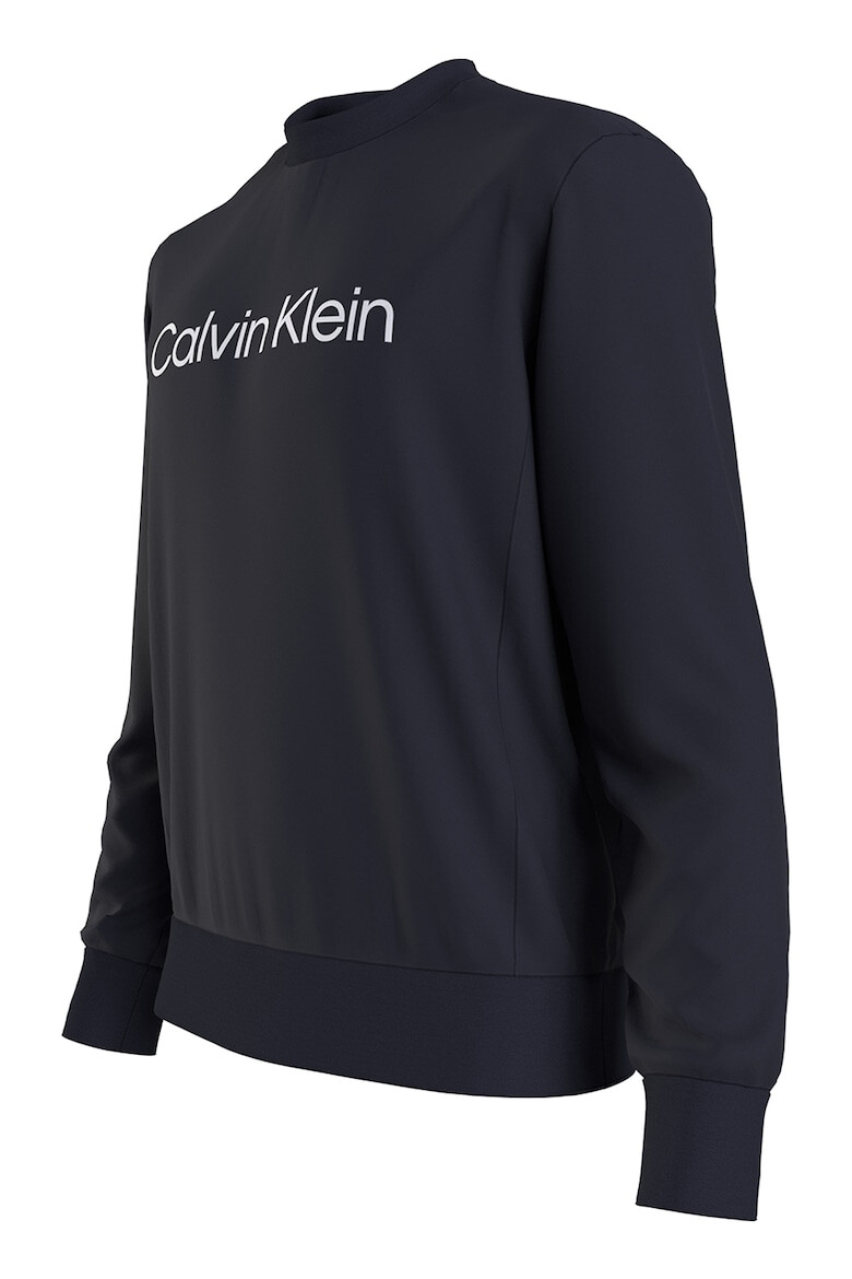 CALVIN KLEIN Bluza sport cu decolteu la baza gatului si logo - Pled.ro