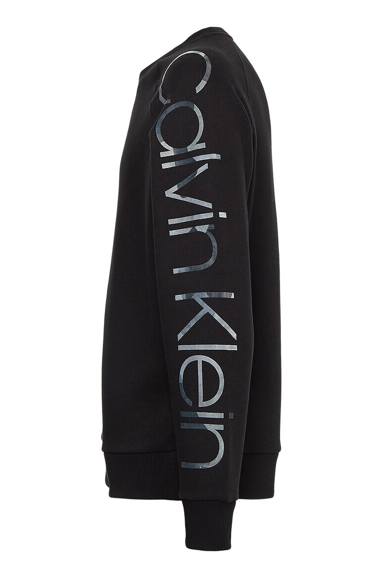 CALVIN KLEIN Bluza sport din amestec de bumbac organic cu detalii logo - Pled.ro