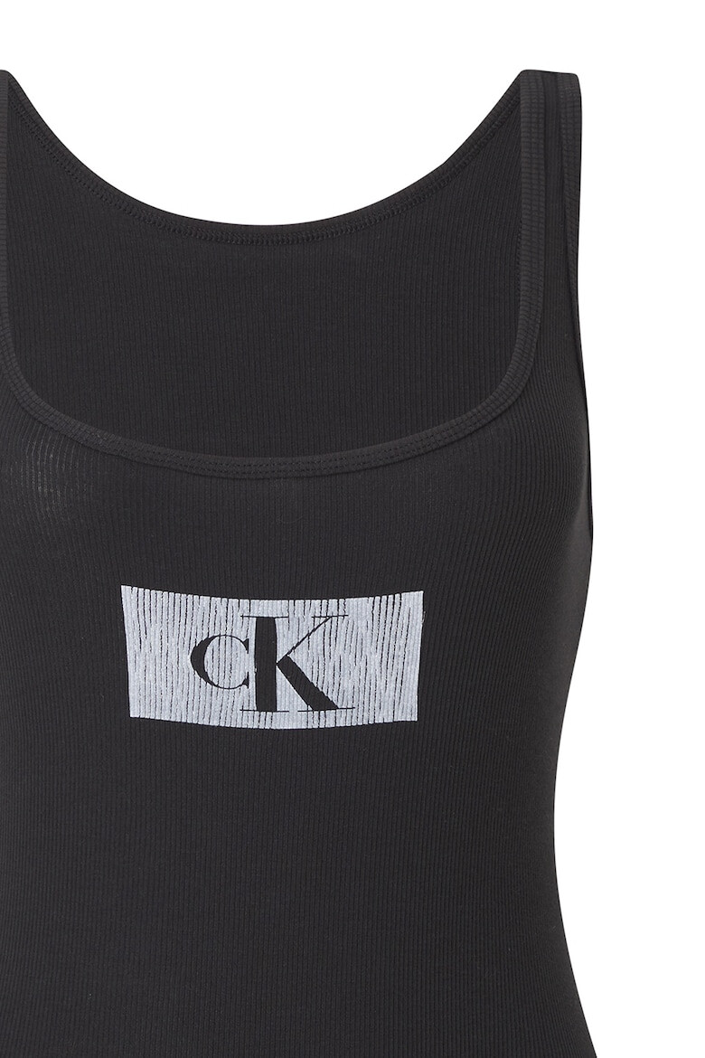 CALVIN KLEIN Body cu imprimeu logo si aspect striat - Pled.ro