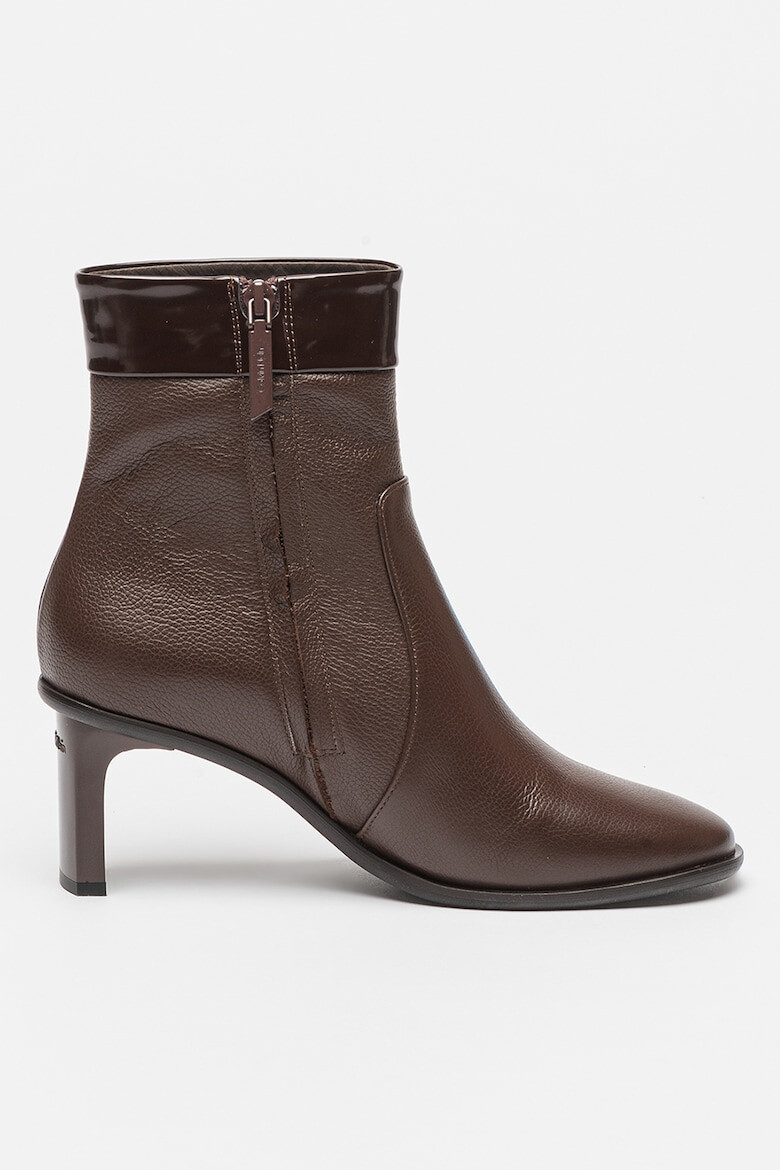 CALVIN KLEIN Botine de piele - Pled.ro