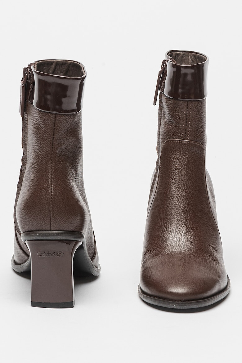 CALVIN KLEIN Botine de piele - Pled.ro