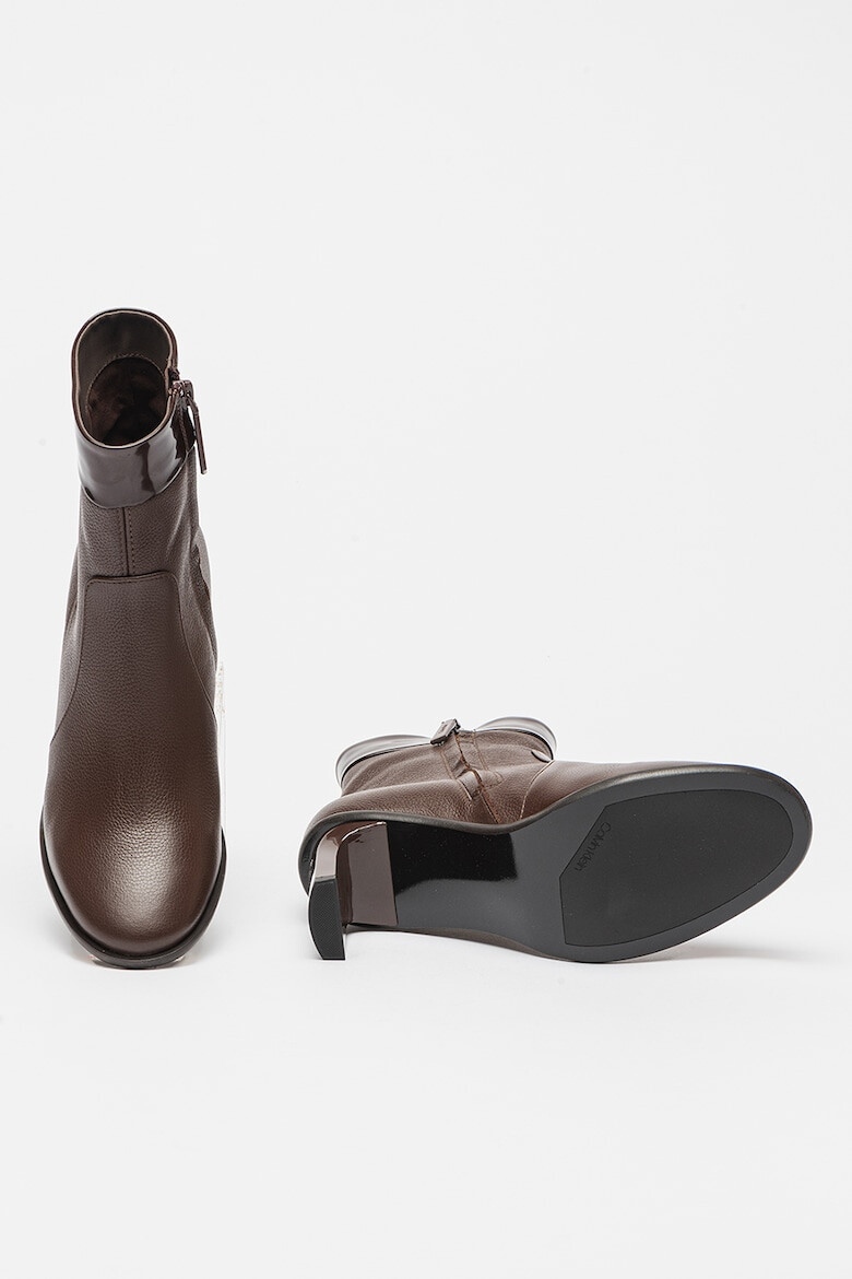 CALVIN KLEIN Botine de piele - Pled.ro