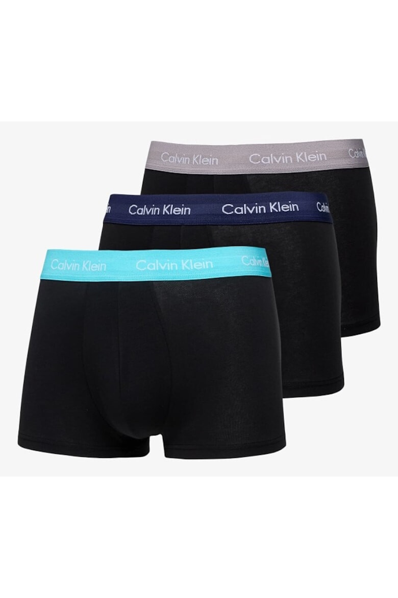 CALVIN KLEIN Boxeri Cotton Stretch set 3 bucati 95% bumbac 5% elastan - Pled.ro