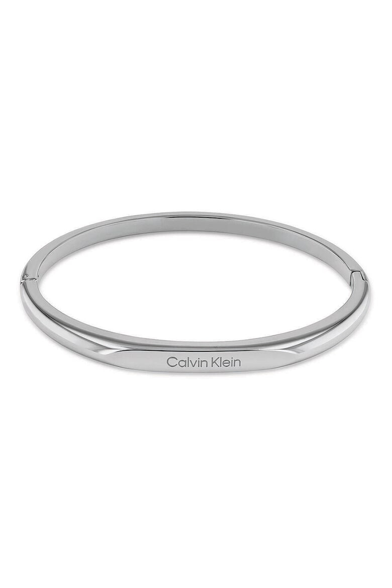 CALVIN KLEIN Bratara rigida cu logo gravat - Pled.ro