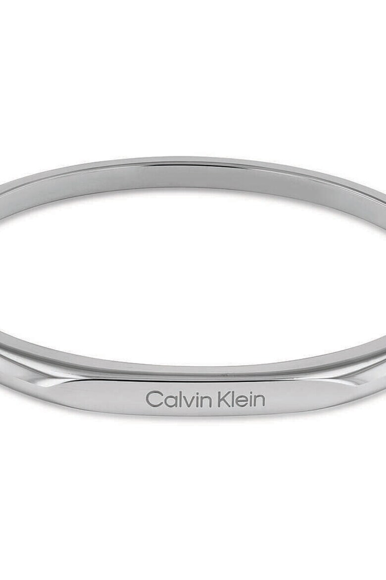 CALVIN KLEIN Bratara rigida cu logo gravat - Pled.ro