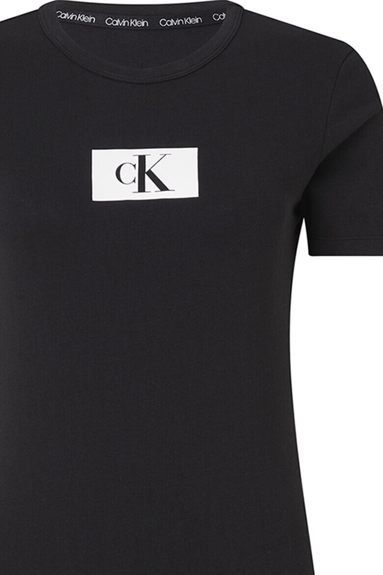 CALVIN KLEIN Camasa de noapte cu imprimeu logo - Pled.ro