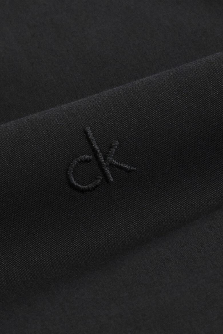 CALVIN KLEIN Camasa din amestec de bumbac organic cu logo discret - Pled.ro