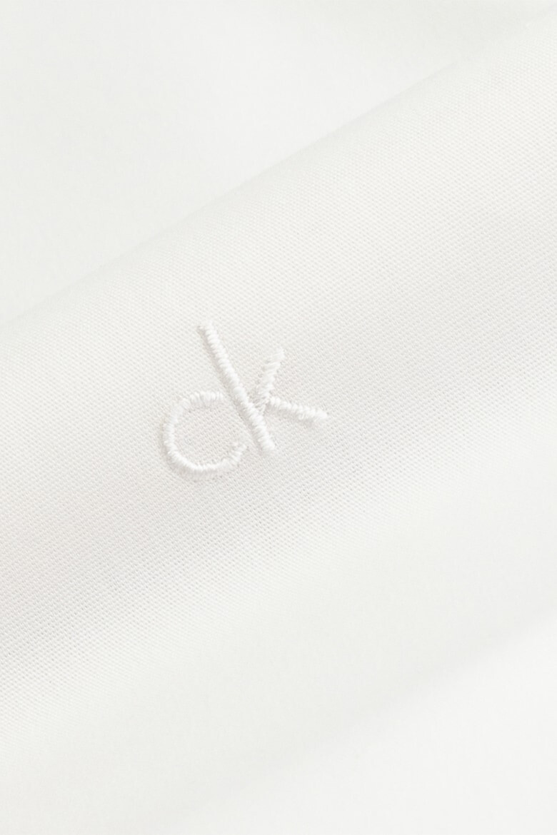 CALVIN KLEIN Camasa din amestec de bumbac organic cu logo discret - Pled.ro