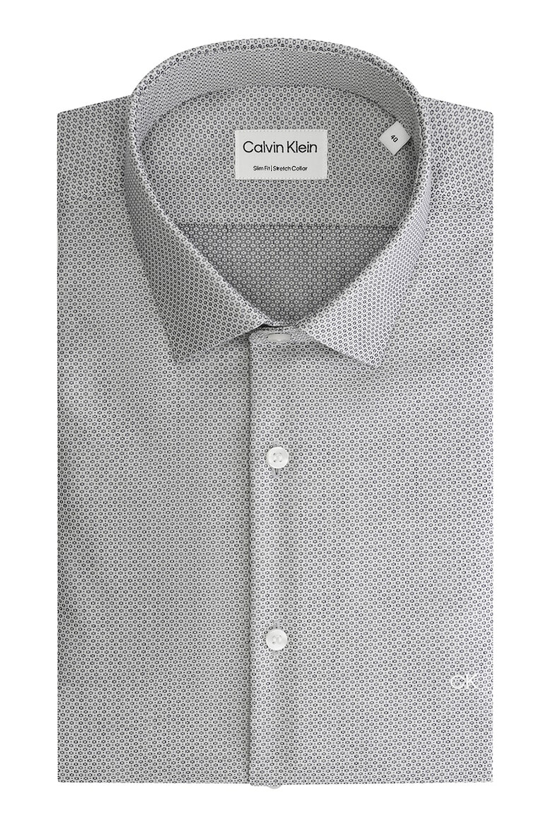 CALVIN KLEIN Camasa slim fit cu model - Pled.ro