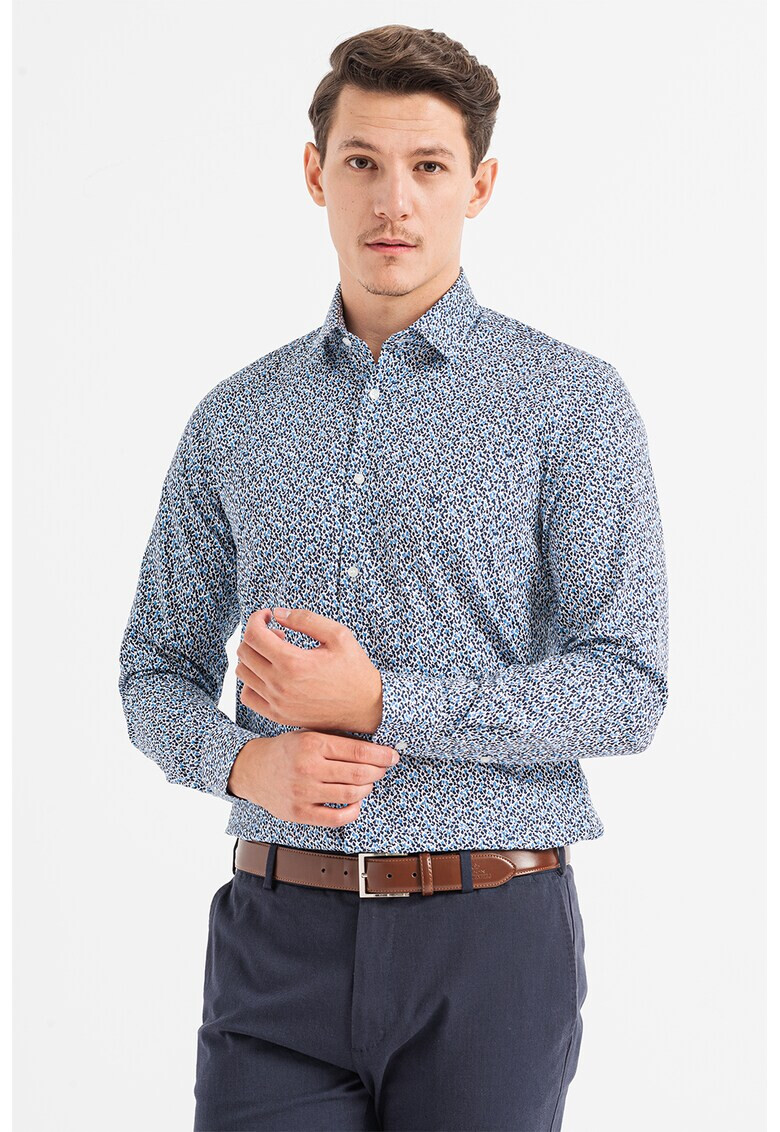 CALVIN KLEIN Camasa slim fit cu model floral Seasonal - Pled.ro