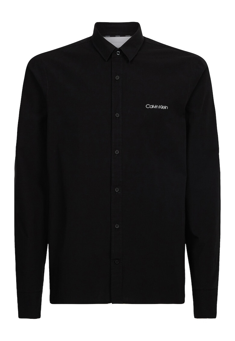 CALVIN KLEIN Camasa slim fit din amestec de bumbac organic - Pled.ro