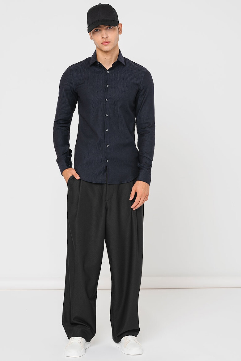 CALVIN KLEIN Camasa uni slim fit de bumbac - Pled.ro