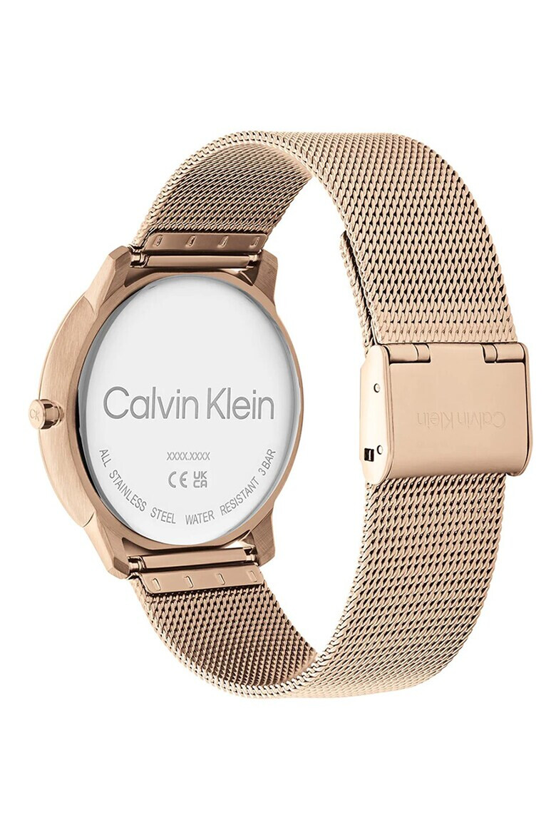 CALVIN KLEIN Ceas analog unisex cu o bratara cu model plasa - Pled.ro