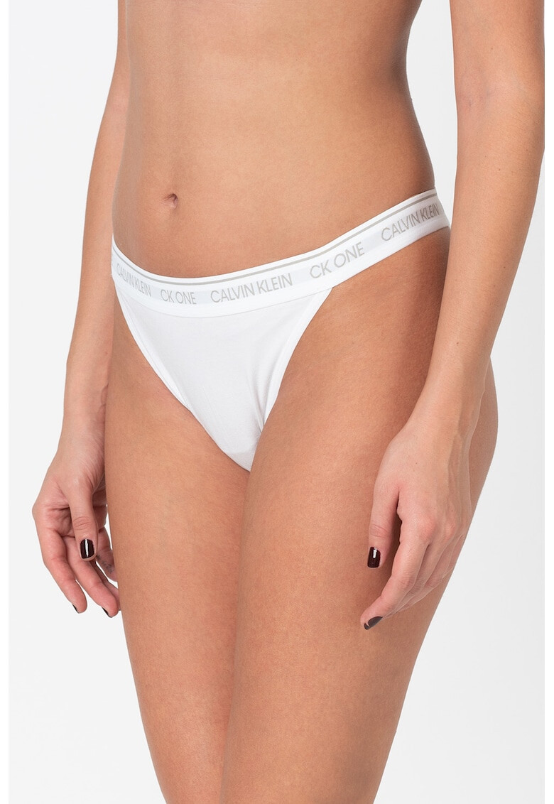 CALVIN KLEIN Chiloti brazilieni din amestec de modal cu banda logo in talie - Pled.ro