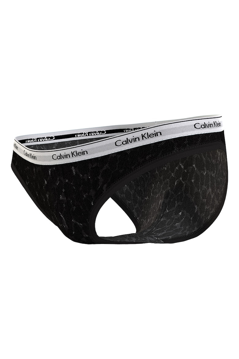 CALVIN KLEIN Chiloti de dantela cu talie medie - Pled.ro