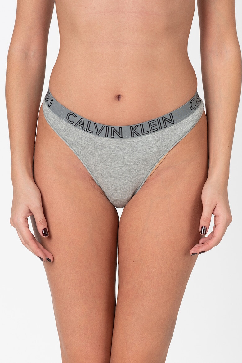 CALVIN KLEIN Chiloti tanga cu banda logo in talie - Pled.ro