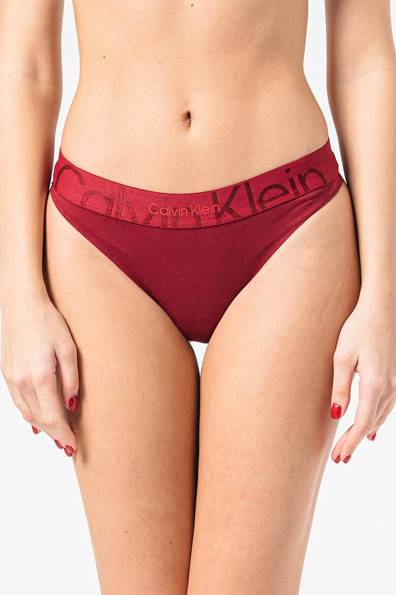 CALVIN KLEIN Chiloti tanga cu banda logo in talie - Pled.ro