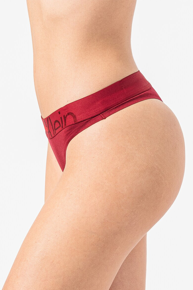 CALVIN KLEIN Chiloti tanga cu banda logo in talie - Pled.ro