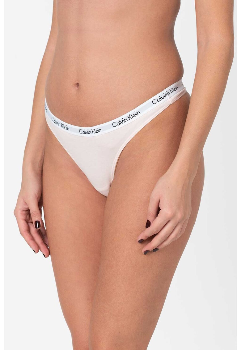 CALVIN KLEIN Chiloti tanga cu banda logo in talie - Pled.ro