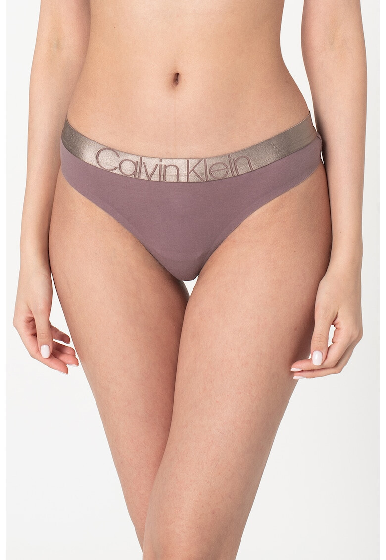 CALVIN KLEIN Chiloti tanga cu banda logo in talie - Pled.ro