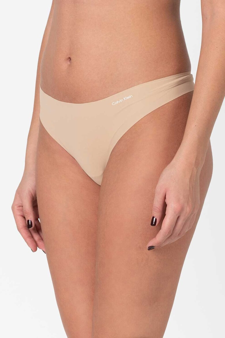 CALVIN KLEIN Chiloti tanga cu logo discret - Pled.ro