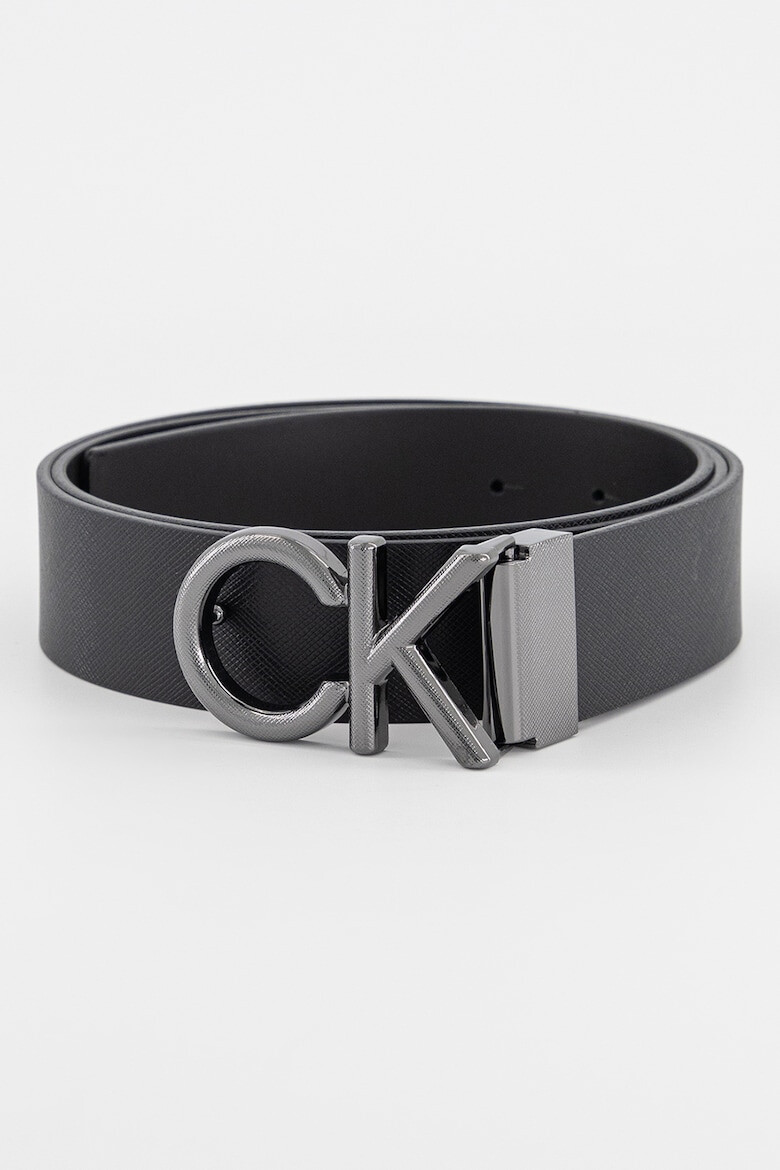 CALVIN KLEIN Curea de piele cu catarama in forma de logo - Pled.ro