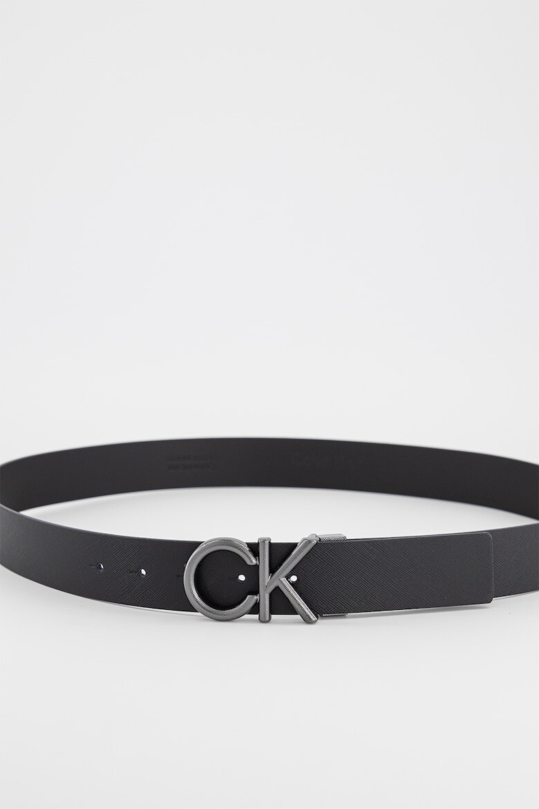 CALVIN KLEIN Curea de piele cu catarama in forma de logo - Pled.ro