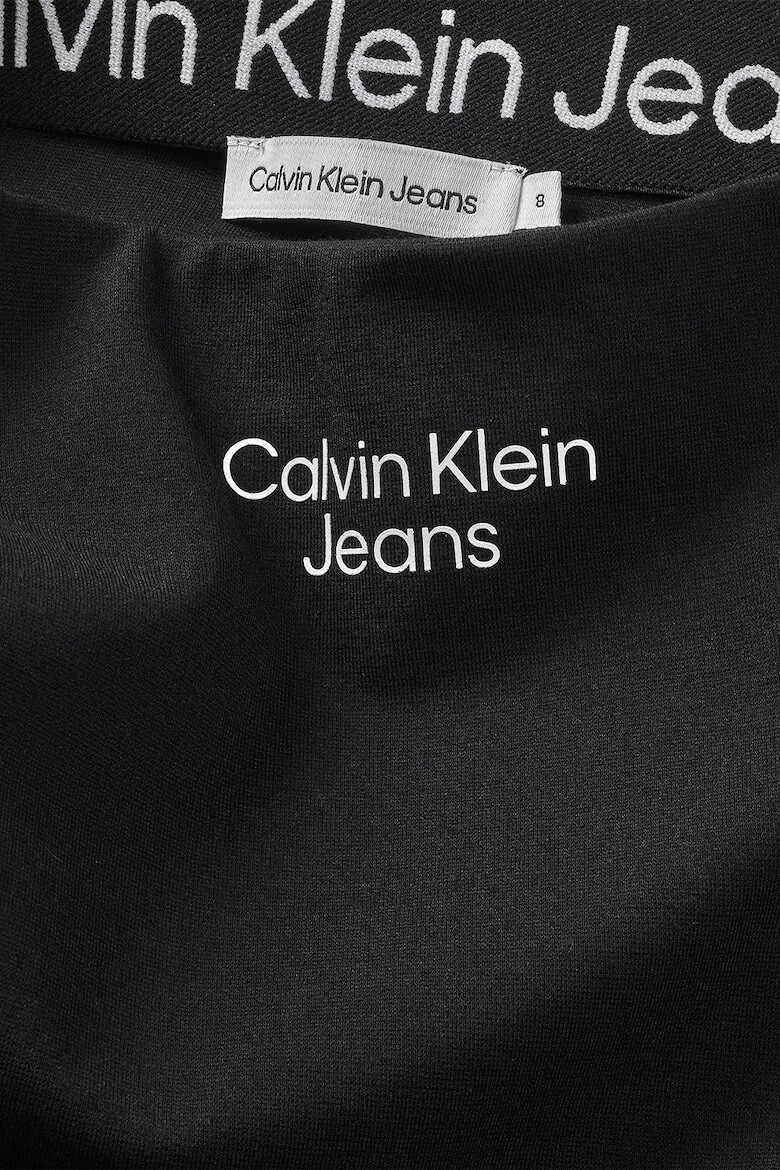 CALVIN KLEIN Fusta mini cu croiala in A - Pled.ro