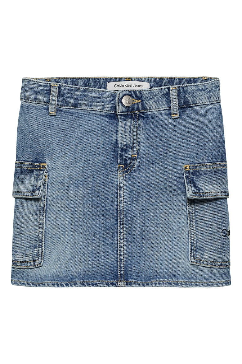 CALVIN KLEIN Fusta mini din denim - Pled.ro