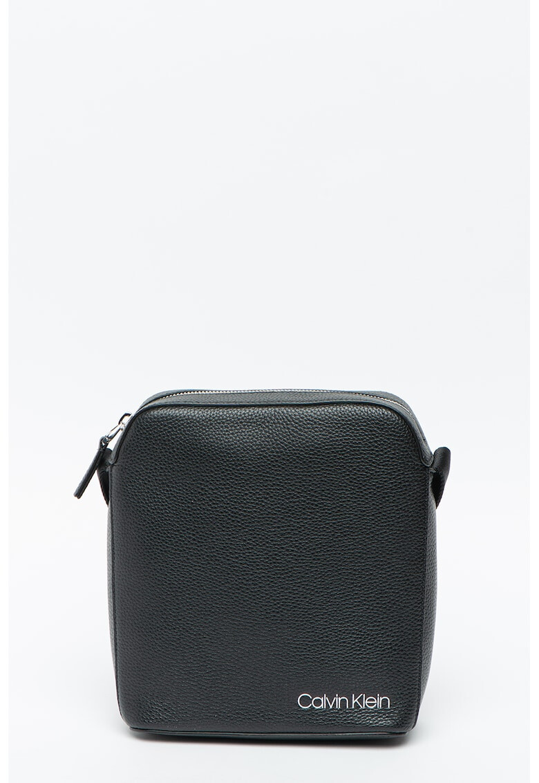 CALVIN KLEIN Geanta crossbody de piele - Pled.ro