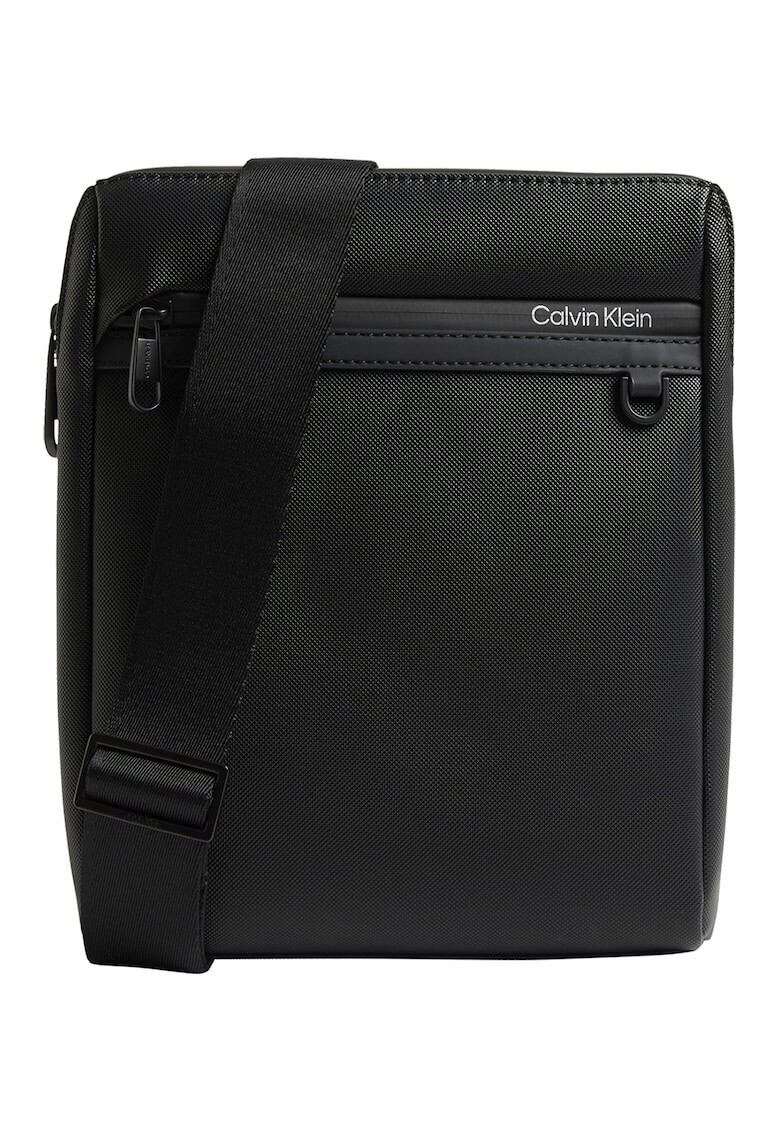 CALVIN KLEIN Geanta crossbody de piele ecologica cu buzunar cu fermoar - Pled.ro