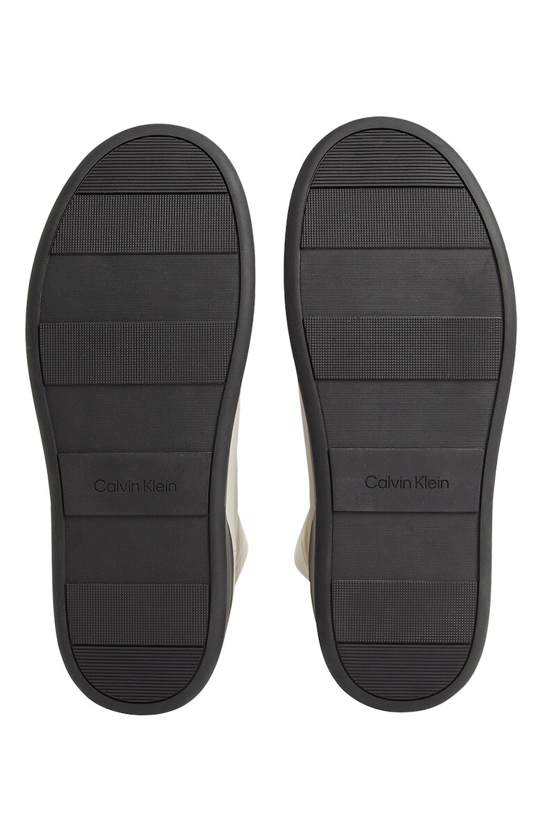 CALVIN KLEIN Ghete flatform din piele - Pled.ro