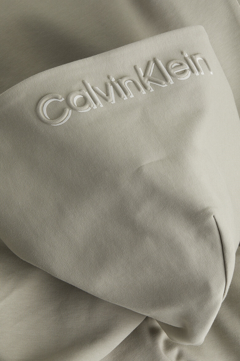 CALVIN KLEIN Hanorac din amestec de bumbac organic cu fermoar - Pled.ro